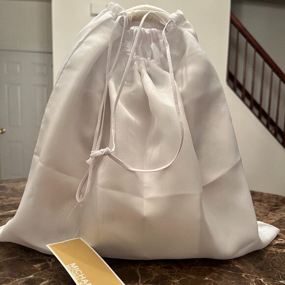 NWT Michael Michael Kors Gold Mercer Studio Leather Crossbody & Top Handle Bag - Picture 16 of 16